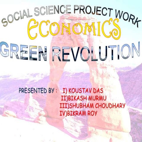 Presentation of green revolution