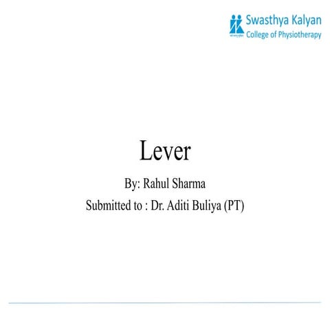 Presentation of lever by Rahul Sharma.pptx
