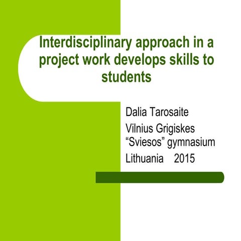 Presentation of lithuania project work | PPT | Free Download