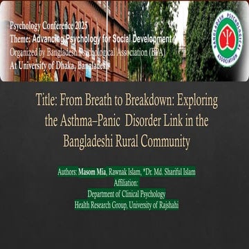 Presentation of Masom at The University of Dhaka | PPTX