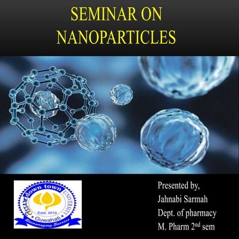 Pr esent ation of nanoparticle