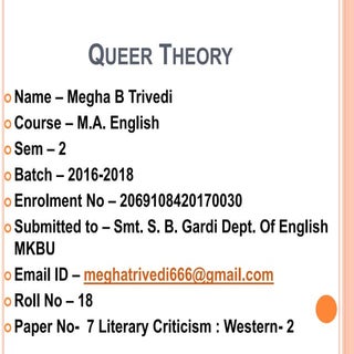 Qeer Theory
