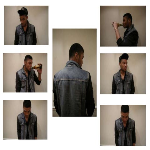 Presentation of photoshoot