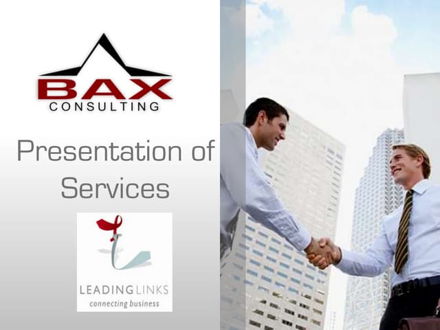 Presentation of Services For Leading Links Club