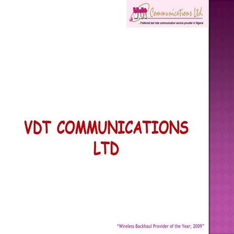 Vdt presentation | PPT