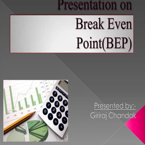 Presentation on BEP