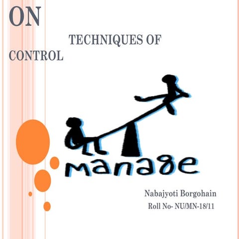 Presentation on Technique of Control