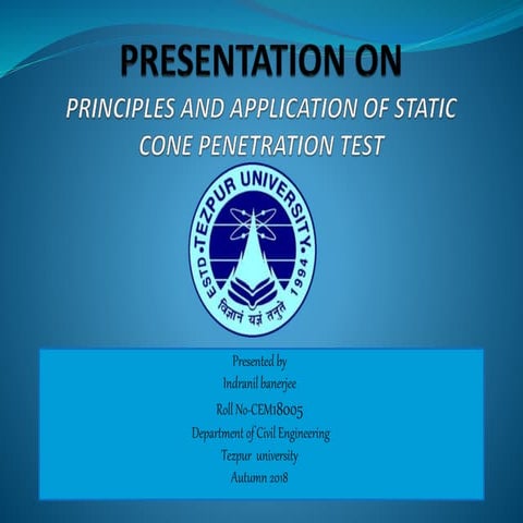 cone Penetration test