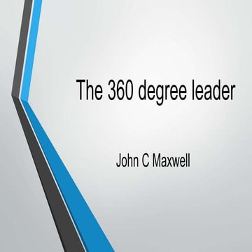 Presentation on 360 degree leadership