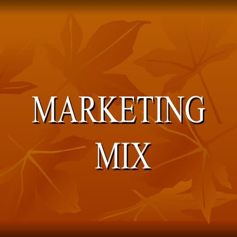 Presentation on 4 p's