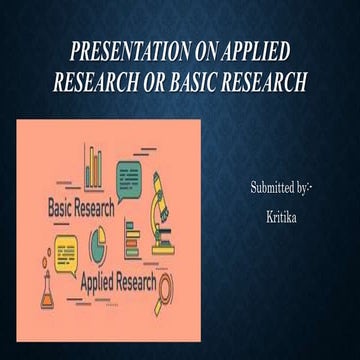 Presentation on applied research or basic research.pptx