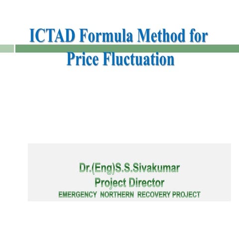 Presentation on calculation_of_price_escalation