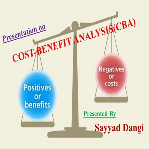 Cost Benefit analysis