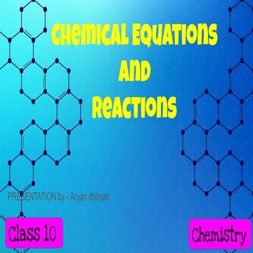 presentation on chemical reactions and equations by - Aryan dhiman.pdf
