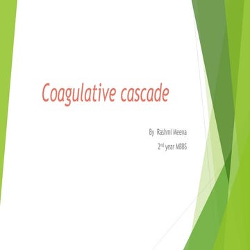 Presentation on coagulation cascade.pptx
