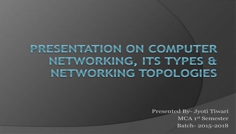Computer Networks - PPT | PPT