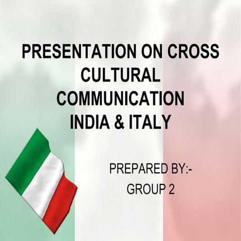 Presentation On Cross Cultural Communication