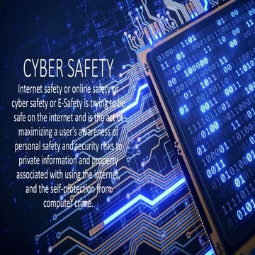 Presentation on cyber safety