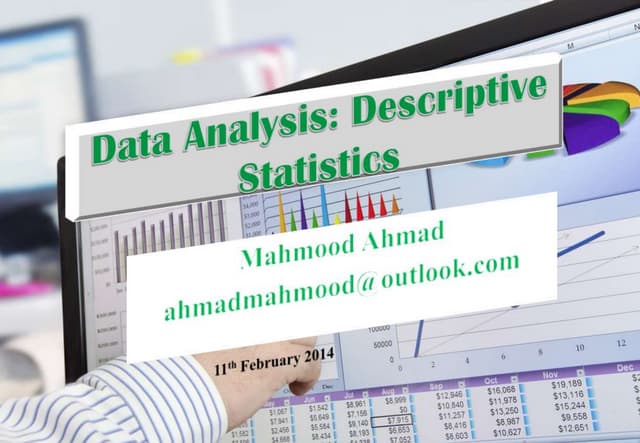 Data Analysis Descriptive Statistics Pptx Data Analysis Descriptive Statistics Pptx