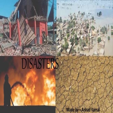 Presentation on disasters | PPTX