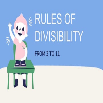 Presentation on divisibility test