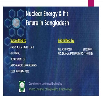 Nuclear Energy