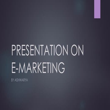 PRESENTATION ON E-MARKETING myntrea.pptx