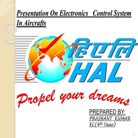 Presentationonelectronicscontrolsysteminaircrafts 121023110554-phpapp02