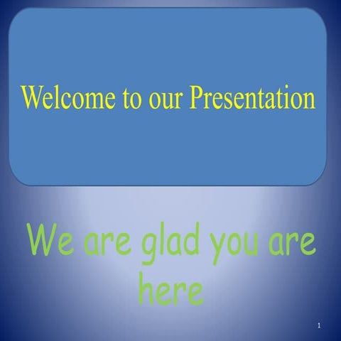 Presentation on facebook