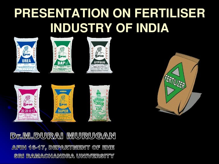 Presentation on fertilizer industry