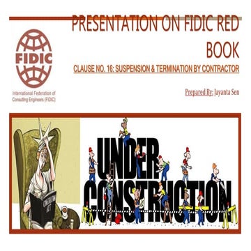 Presentation on FIDIC red book