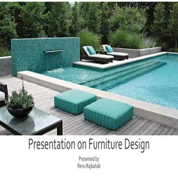 Presentation on furniture design