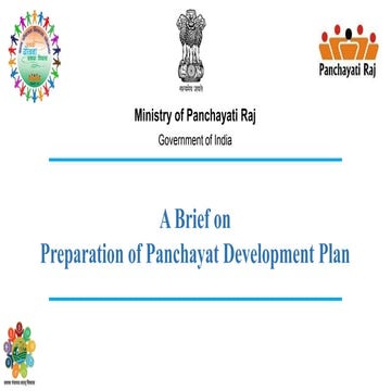 Presentation on GPDP_Dr Bharat Rout, MoPR (1).pptx