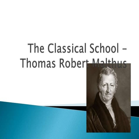 Malthus and Population