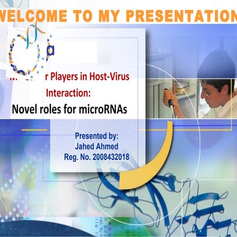 Presentation on host virus interaction(2008432018)