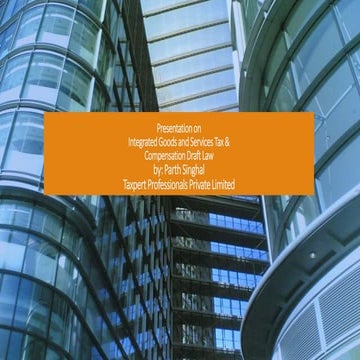 Presentation on IGST