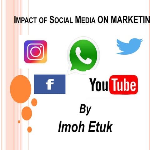 Presentation on impact of social media on marketing