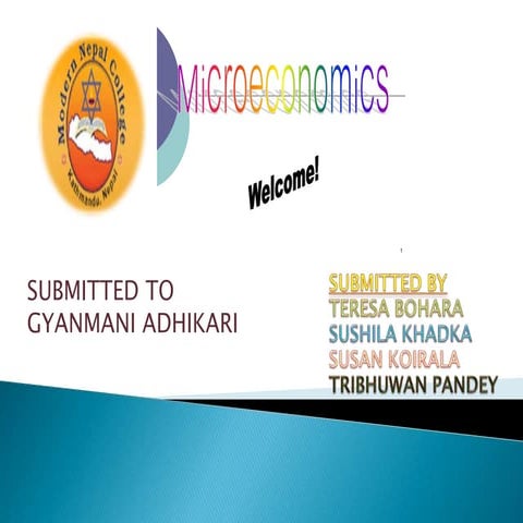 Presentation on importance of microeconomics