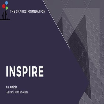 Presentation on inspire | PDF
