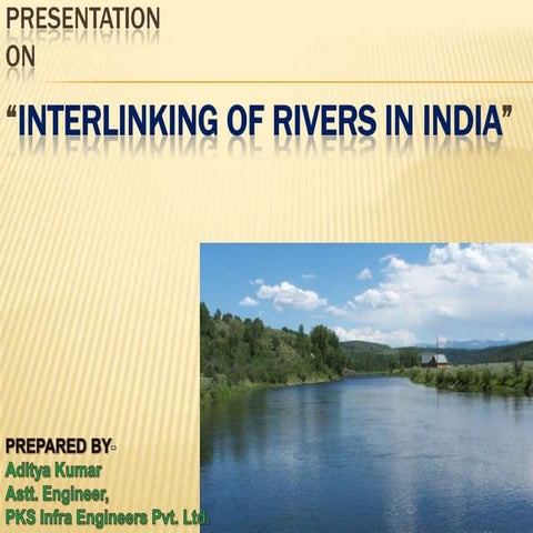 Interlinking of rivers in India