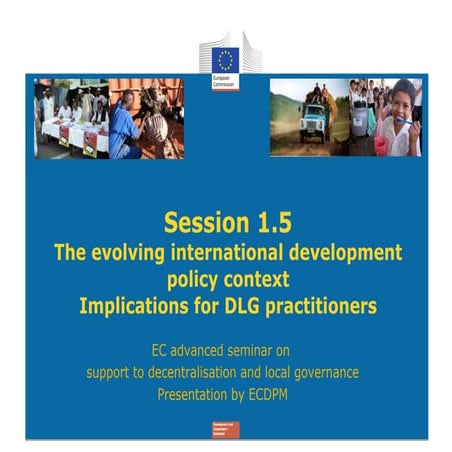 Presentation on key policy changes and resulting implications challenges for ...