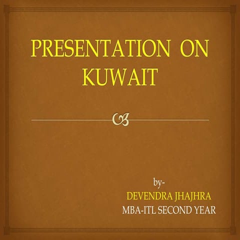 Kuwait | PPTX