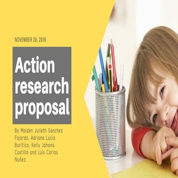 Presentation online_Proposal action research