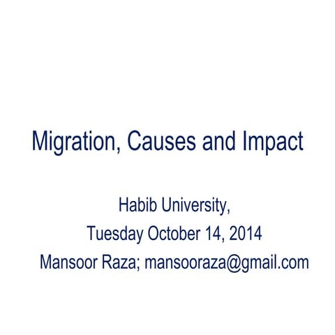 Karachi- The City of Migrants