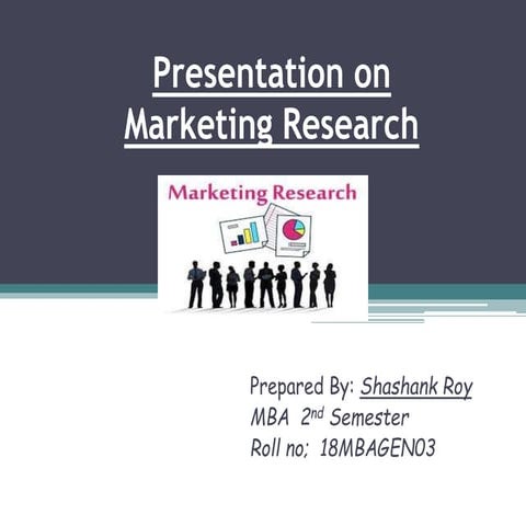 Presentation on Marketing Research (MBA)