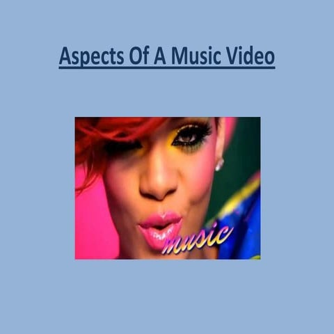 Presentation on music videos