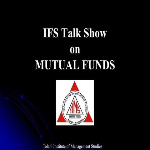 Presentation on Mutual Funds
