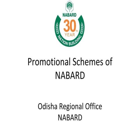 Presentation on  nabard   sdtt