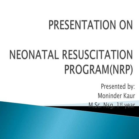 NEONATAL RESUSCITATION | PPTX