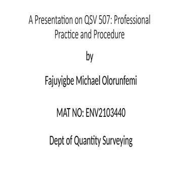 Presentation on QSV 507 [Autosaved] Michael.pptx